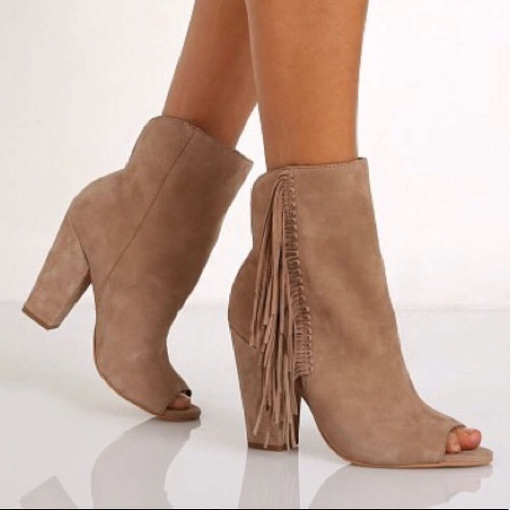 Dolce Vita fringe booties
